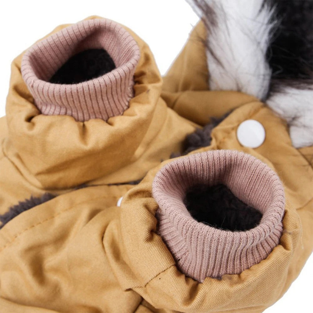 Autumn Winter Dog Clothes Puppy Pet Dog Coat Jacket For Small Medium Dog Thicken Warm Hoodie Pets Clothing Padded Dog Jackets
