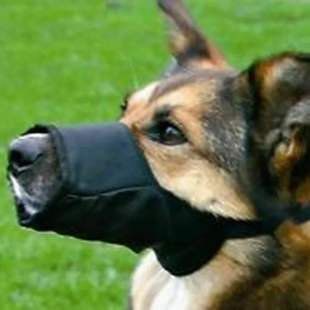 Dog Muzzles for Small Medium Large Dogs Soft Nylon Muzzle with Safety Buckle Puppy Muzzle Stop Biting Barking Dog Accessories
