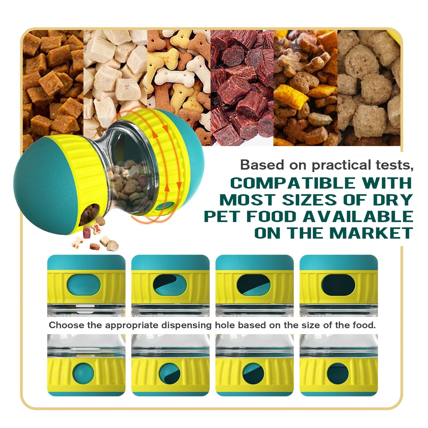 Dog Toy Pet Interactive Leaky Food Ball Slowly Feeding Protects Stomach Improve IQ Toys for Small Medium Big Dogs Pet Supplies
