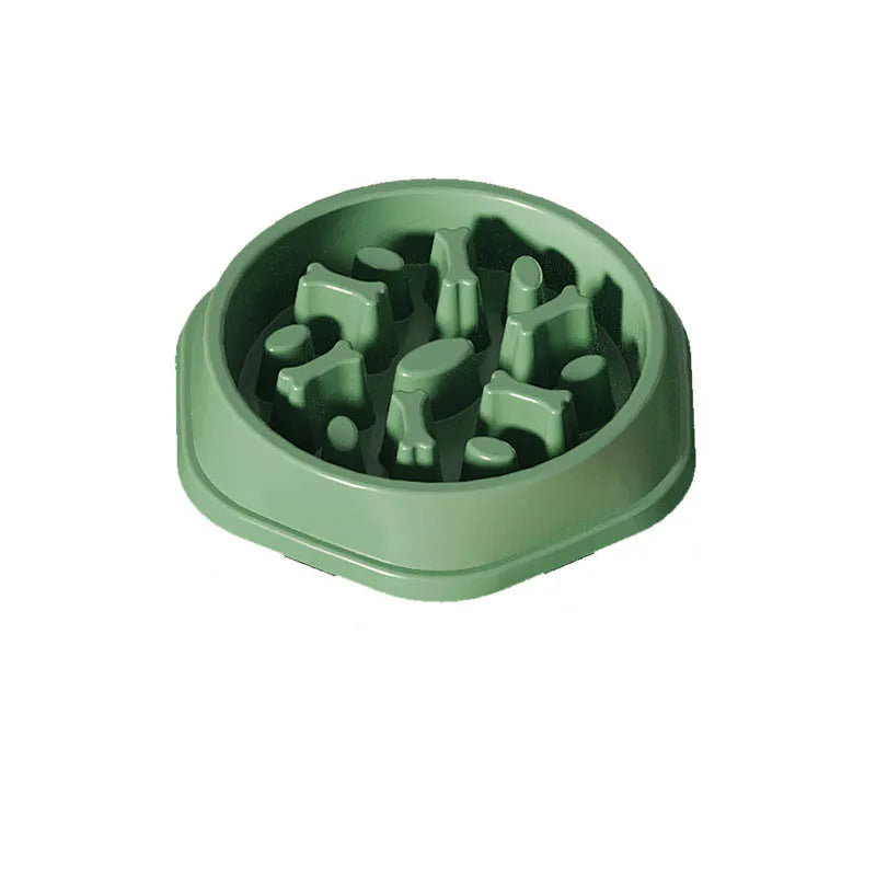 Dog slow food bowl, dog bowl, dog bowl, non-slip pet feeding bowl, small dog and large dog dog food bowl, cat bowl, anti-choking
