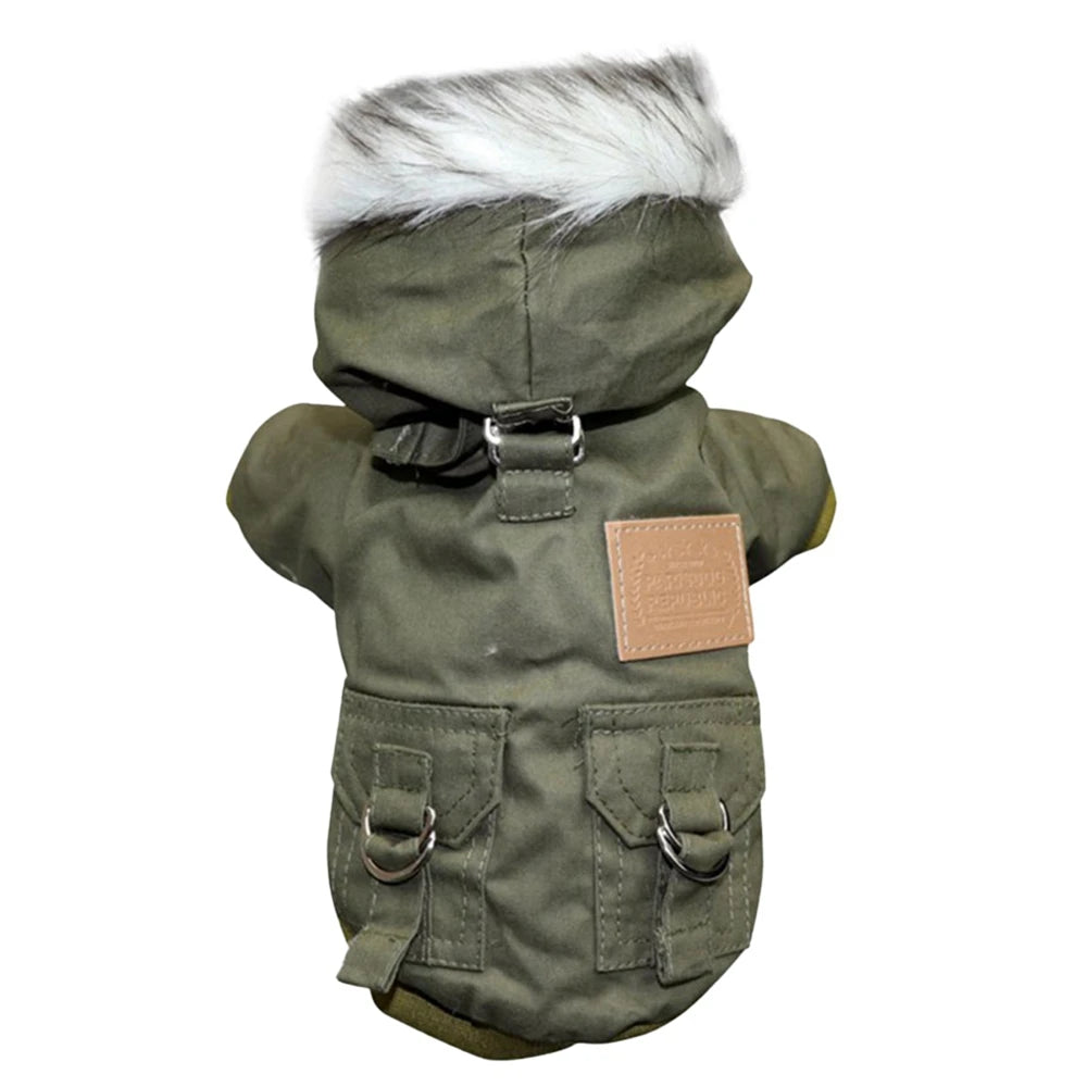 Autumn Winter Dog Clothes Puppy Pet Dog Coat Jacket For Small Medium Dog Thicken Warm Hoodie Pets Clothing Padded Dog Jackets