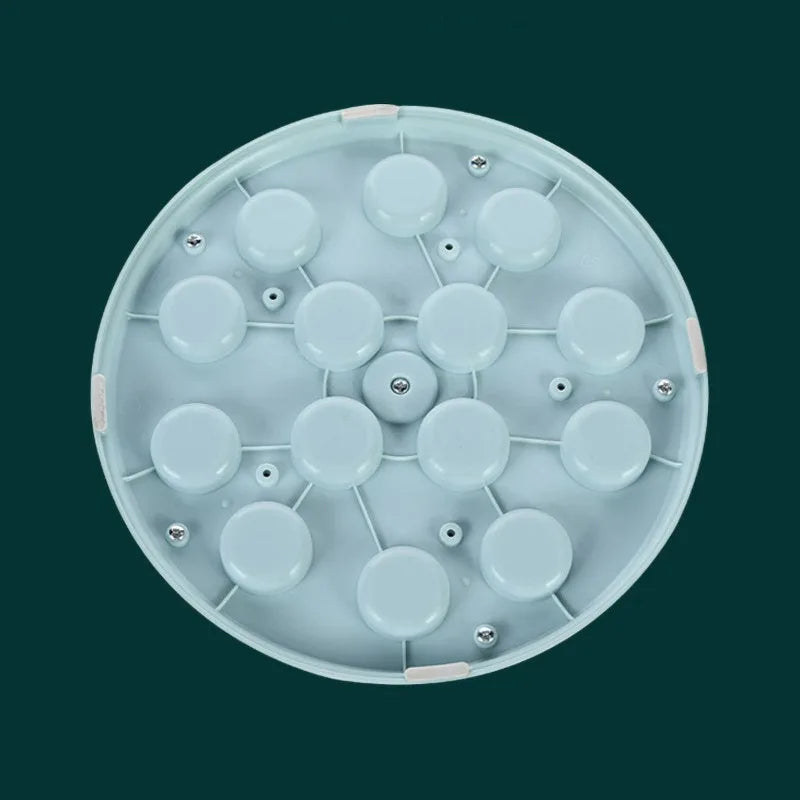 Smart Tool Food Compartments Pet Slow Feeder Wheel Puzzle Dog Feeding Tray Slow Feeder Pet Bowl for Cats Dogs Playing Toys