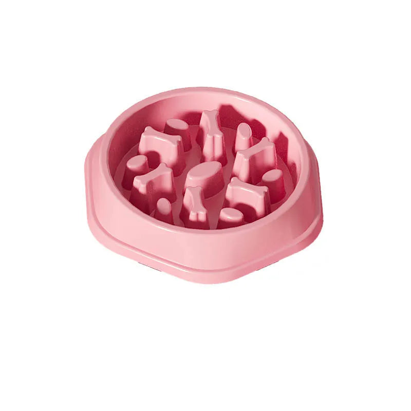 Dog slow food bowl, dog bowl, dog bowl, non-slip pet feeding bowl, small dog and large dog dog food bowl, cat bowl, anti-choking