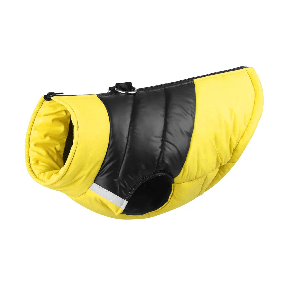 Winter Warm Pet Coats Waterproof Large Dog Down Jacket Pet Clothes for Small Medium Dogs Poodle Golden Retriever Pets Clothes