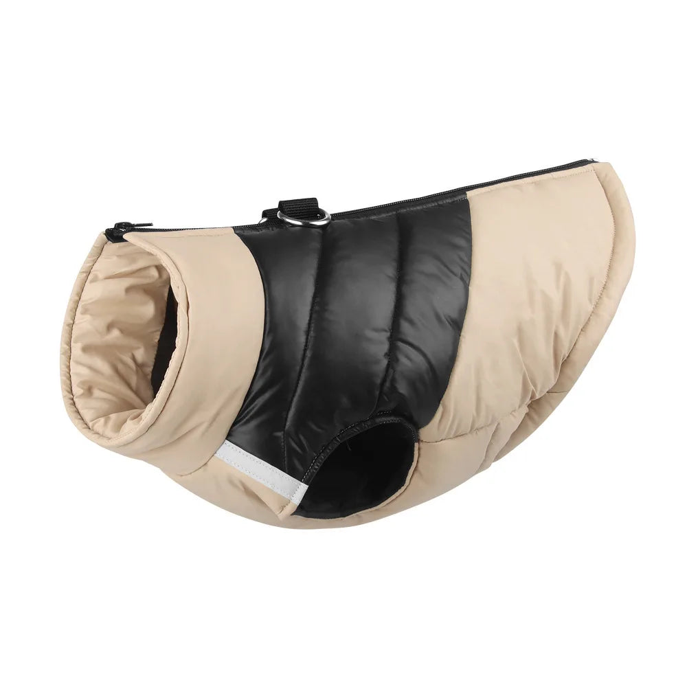 Winter Warm Pet Coats Waterproof Large Dog Down Jacket Pet Clothes for Small Medium Dogs Poodle Golden Retriever Pets Clothes