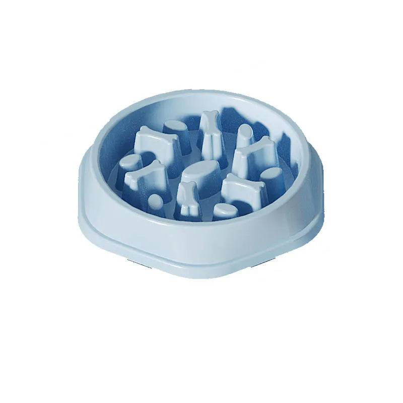 Dog slow food bowl, dog bowl, dog bowl, non-slip pet feeding bowl, small dog and large dog dog food bowl, cat bowl, anti-choking