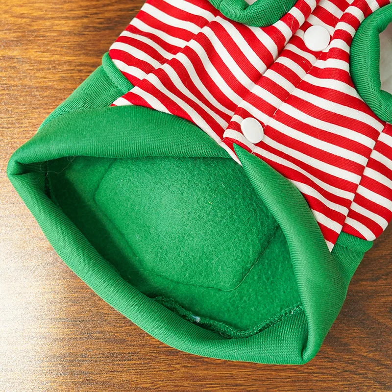 Merry Christmas Pet Clothes Dog Coat Cat Clothing Xmas Puppy Cosplay Santa Tree Costume Happy Festival Coat Supplies Wholesale