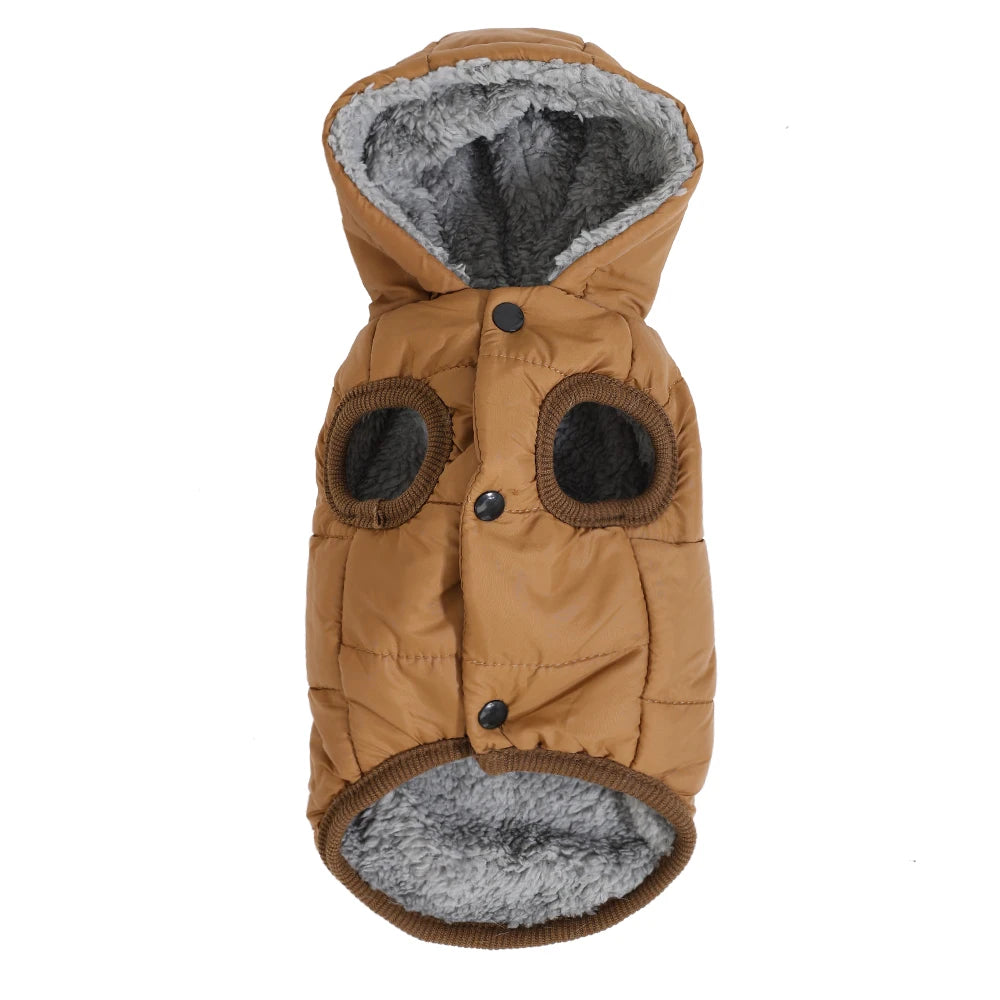 Warm Winter Pet Hoodies for Small Medium Dogs Pets Jacket Thicken Pets Coat Windproof Outdoor Puppy Costume Chihuahua Pug Parka