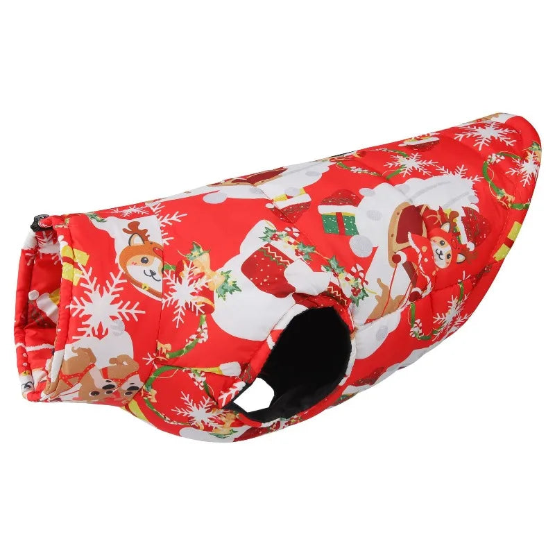 Winter Warm Pet Coats Waterproof Large Dog Down Jacket Pet Clothes for Small Medium Dogs Poodle Golden Retriever Pets Clothes