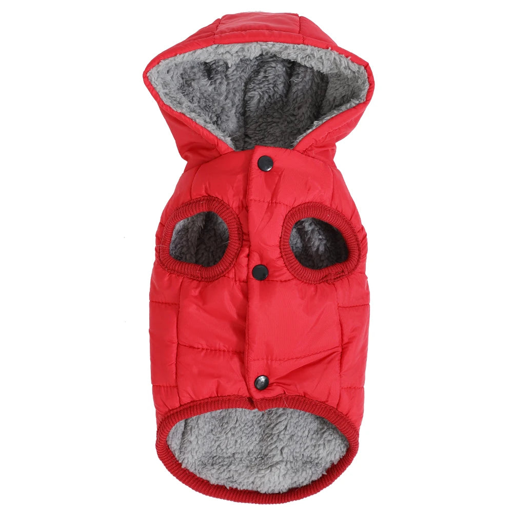 Warm Winter Pet Hoodies for Small Medium Dogs Pets Jacket Thicken Pets Coat Windproof Outdoor Puppy Costume Chihuahua Pug Parka