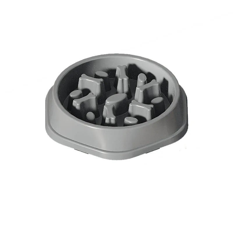 Dog slow food bowl, dog bowl, dog bowl, non-slip pet feeding bowl, small dog and large dog dog food bowl, cat bowl, anti-choking