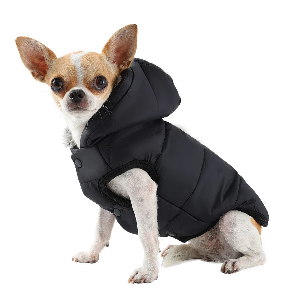 Warm Winter Pet Hoodies for Small Medium Dogs Pets Jacket Thicken Pets Coat Windproof Outdoor Puppy Costume Chihuahua Pug Parka